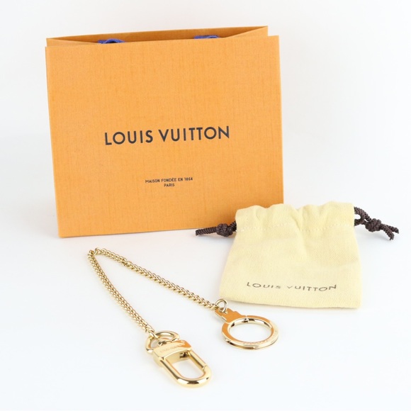Louis Vuitton Chenne Anocre Keychain Keyring Gold M58021 - Picture 3 of 8